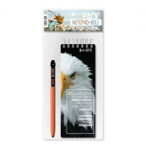 PACK BLOCK + BOLIGRAFO NUEVAS FUERZAS