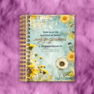 LIBRETA DE ANILLAS CON ELASTICO ESTE ES EL DIA QUE HIZO EL SEÑOR