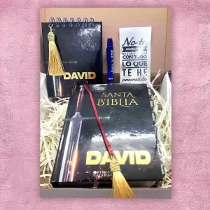 Pack de Espada - Biblia + Libreta personalizada