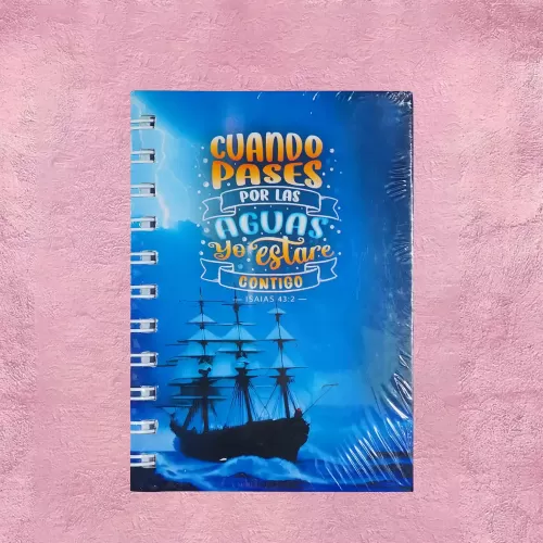 Cuaderno Pequeño - Barco azul