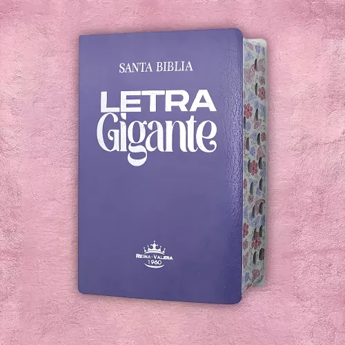 Biblia letra gigante - Violeta c/ indice