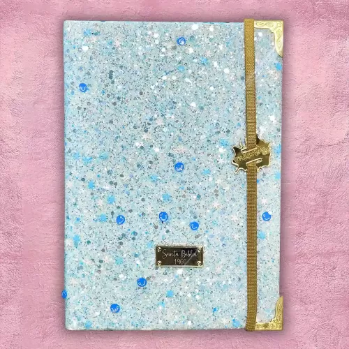 Biblia de Pedrería - Celeste