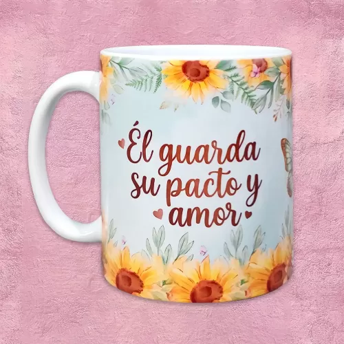 Taza - Flores amarillas