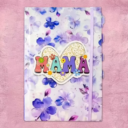 Biblia Mamá corazón Lila