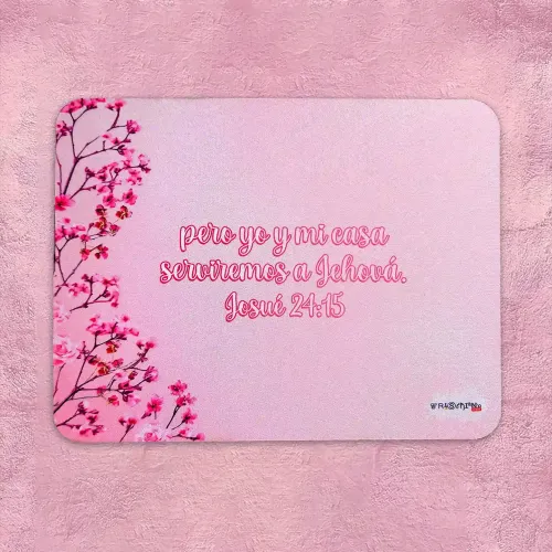 Pad Mouse - Flores Rosadas